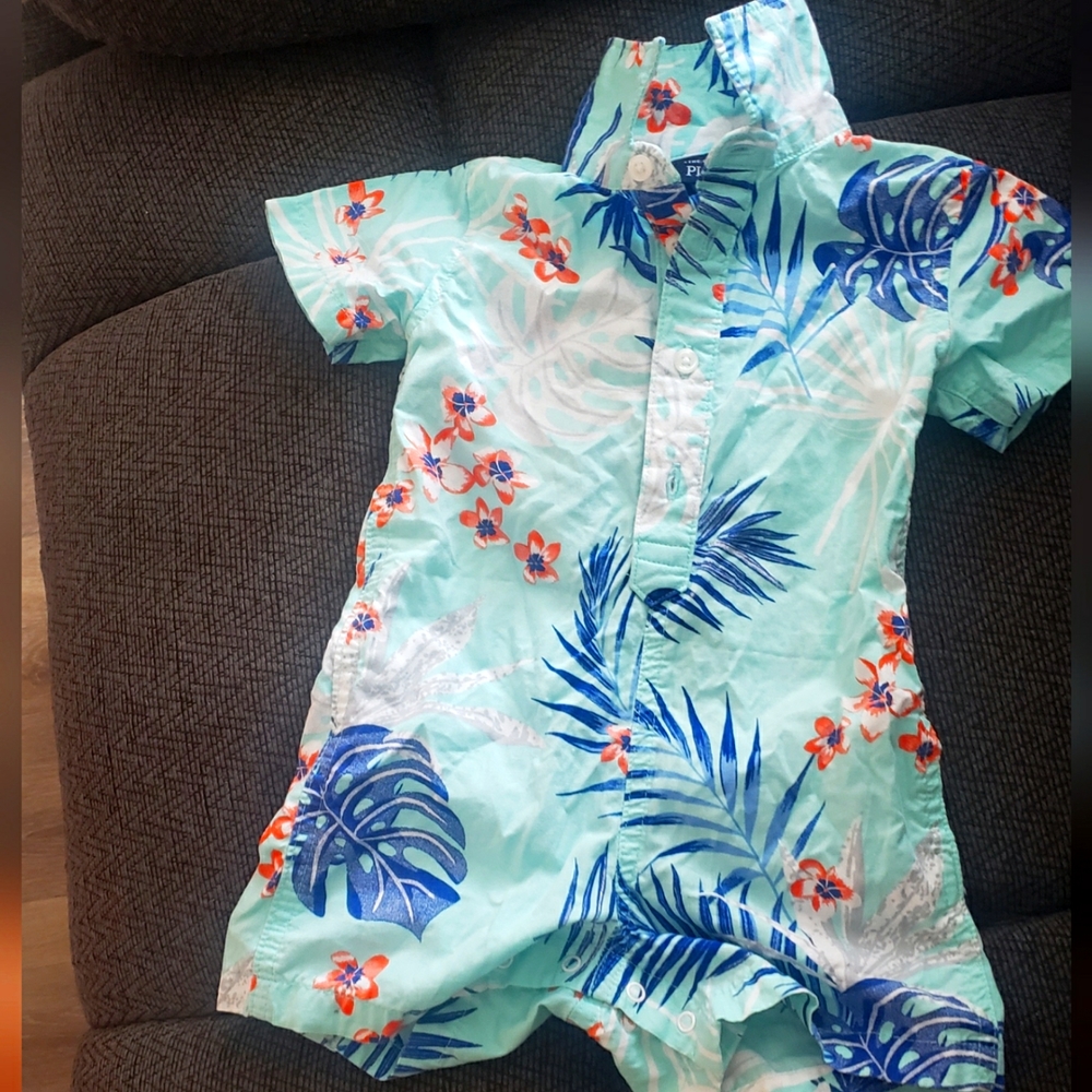 Boys Aloha romper